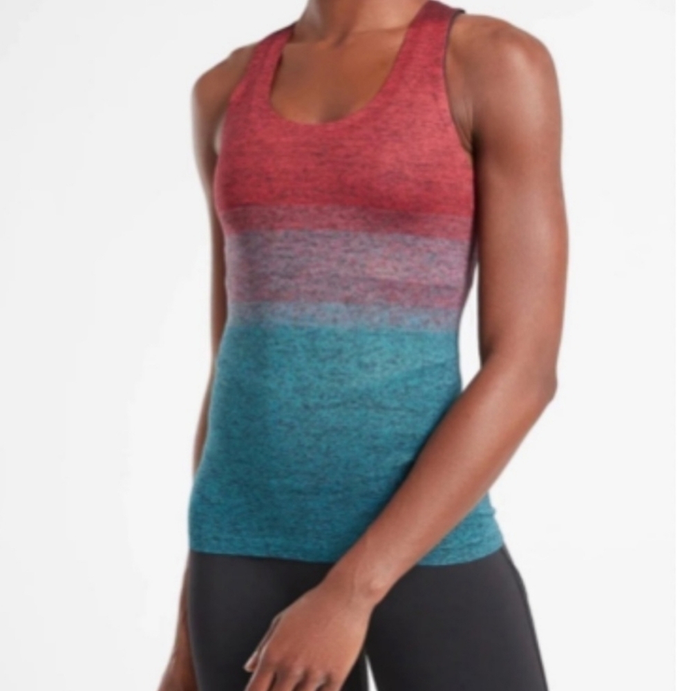 Athleta Bomb Pop Relay Sleeveless Racerback Tank Top S